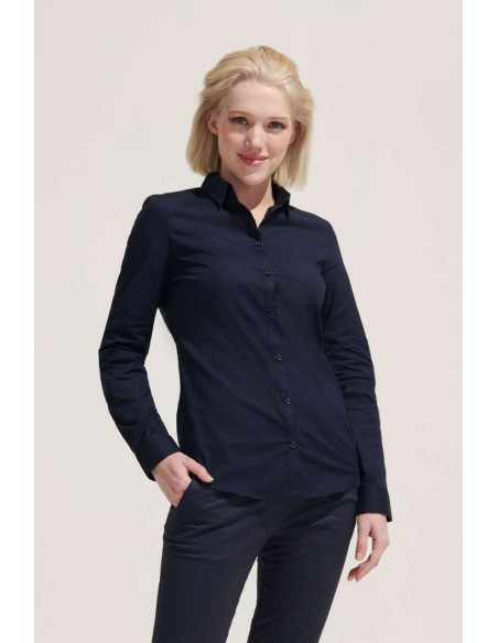 SOL-01427-Womens Long Sleeve Stretch Shirt Blake 2
